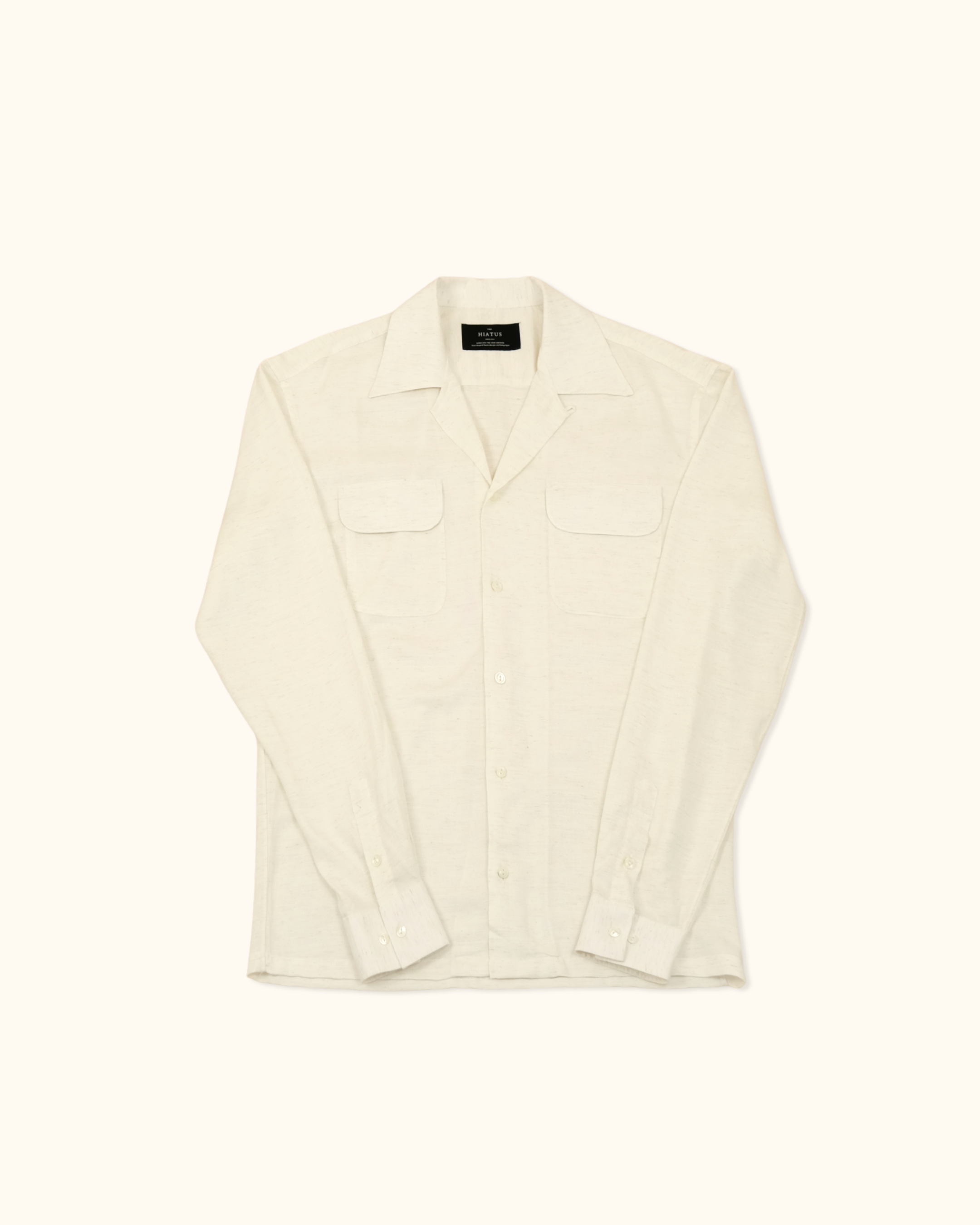 White Shirt Jacket with Chest Pocket