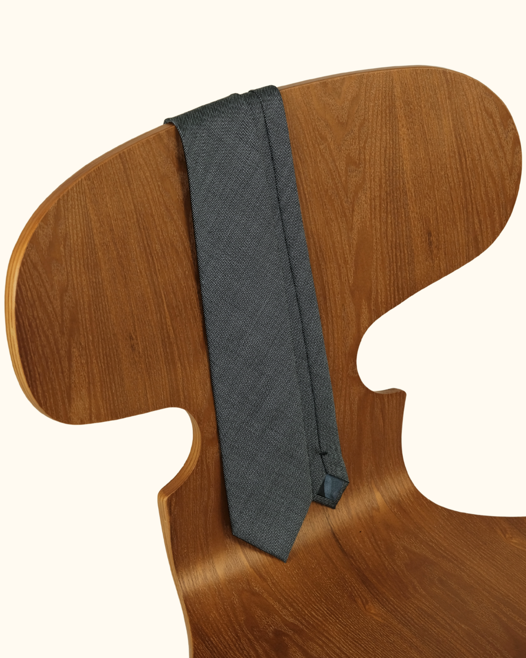 HIATUS Grey Textured Tie