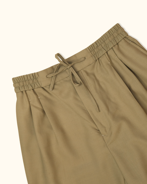 Elastic waist drawstring Shorts