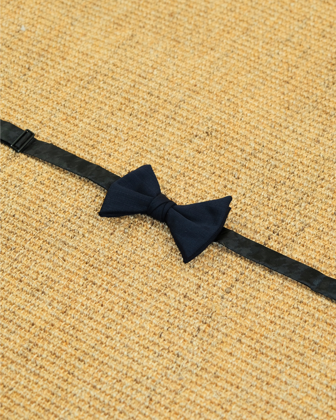 HIATUS Navy Textured Bowtie